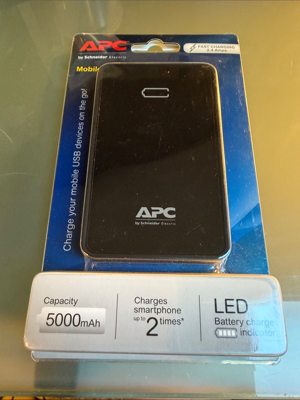 APC 5000mAh Portable Power Bank - Black